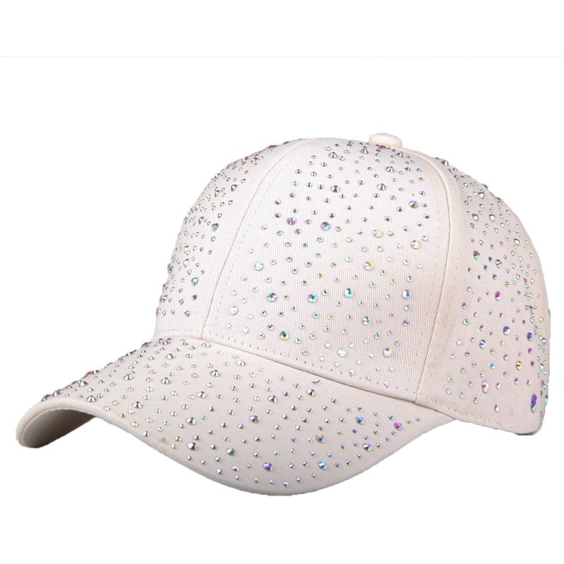 Women's Diamond Baseball Cap for Sun Protection