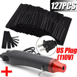 530/328/127pcs Heat Shrink Tube 2:1 Shrinkable Wire Shrinking Wrap Tubing Wire Connect Cover Protection with 300W Hot Air Gun - flohmarkt-deutschland.shop
