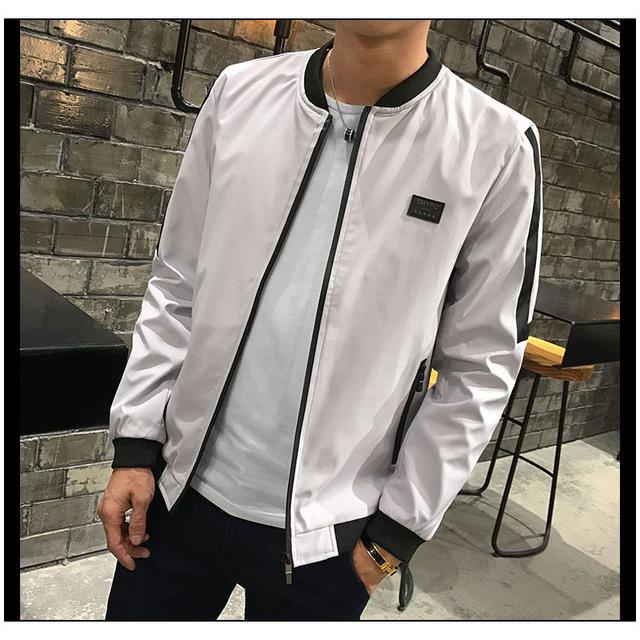 Men's Spring Autumn Jacket, Stylish Baseball Bomber