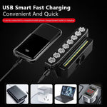 5/8 LED Fahrrad-Frontlicht, USB wiederaufladbar, 130 dB, Fahrradhupe, einfach zu installieren, 6 Modi, Fahrradklingel-Licht - flohmarkt-deutschland.shop