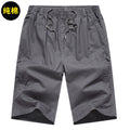 Men's Summer Thin Cotton Cargo Shorts (Loose Fit)