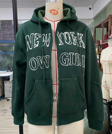 Printed Casual Hoodie Baseball Uniform for Fall/Winter