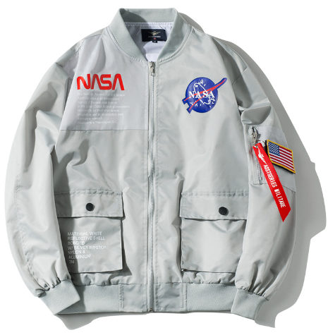 Men's Casual Jacket - Loose Fit Cotton Baseball Coat
