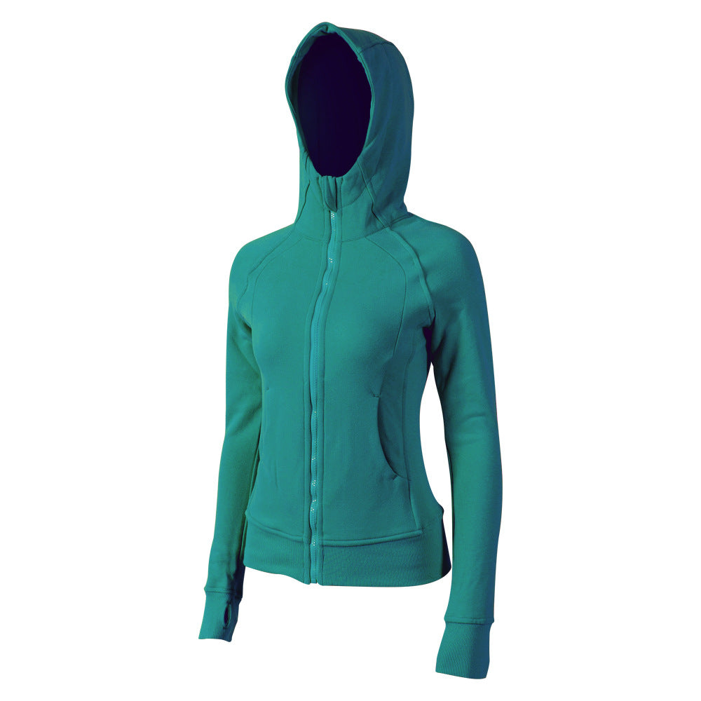 Women's Fleece Yoga Hoodie Jacket for Fall/Winter