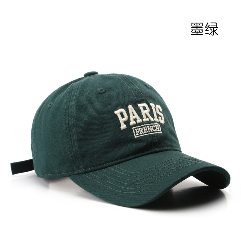 Japanese and Korean Style Spring Autumn Embroidered Cap
