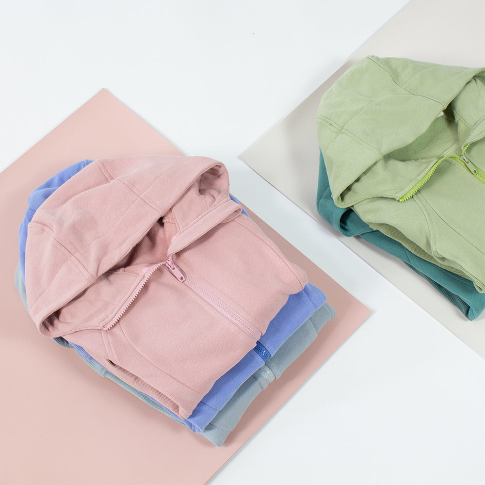 Women's Fleece Yoga Hoodie Jacket for Fall/Winter