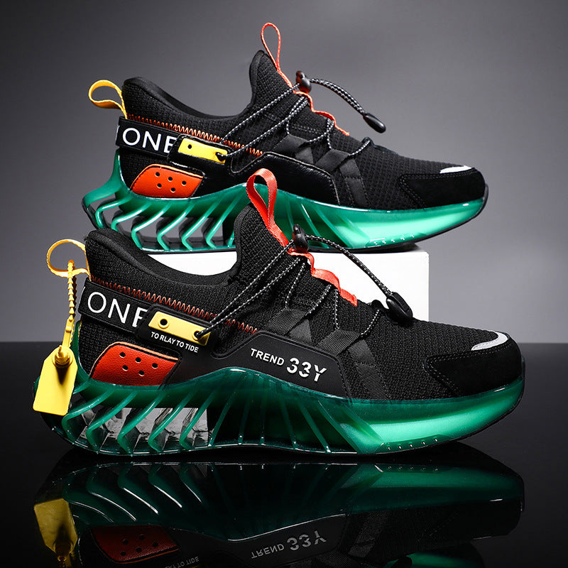 Men's Winter Casual Running Sneakers - Korean Dad Shoes