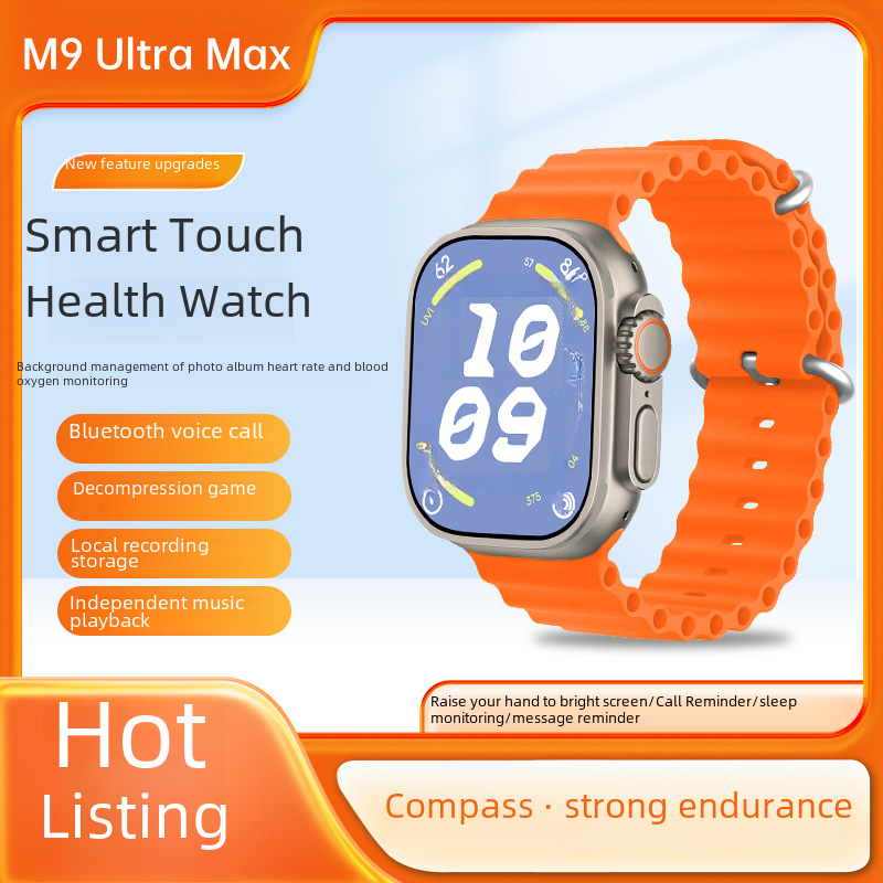 S9 Smartwatch with NFC, Bluetooth, and Health Monitoring