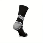 6 Paar Herren-Sportsocken, schweißabsorbierend, bequem und atmungsaktiv, geeignet für Basketballtraining und Laufen im Freien - flohmarkt-deutschland.shop