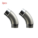 60mm Steel 45 Degree Elbow Chimney Pipe Stainless Steel Multi Flue Stove Pipe Outdoor Camping Chimney Liner Heater Exhaust Pipe - flohmarkt-deutschland.shop
