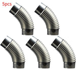 60mm Steel 45 Degree Elbow Chimney Pipe Stainless Steel Multi Flue Stove Pipe Outdoor Camping Chimney Liner Heater Exhaust Pipe - flohmarkt-deutschland.shop