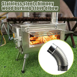 60mm Steel 45 Degree Elbow Chimney Pipe Stainless Steel Multi Flue Stove Pipe Outdoor Camping Chimney Liner Heater Exhaust Pipe - flohmarkt-deutschland.shop