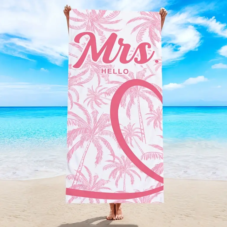 Coco Lovers Microfiber Printed Beach Towel (1 Piece)