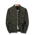 Men's Slim Fit Cotton Casual Baseball Jacket