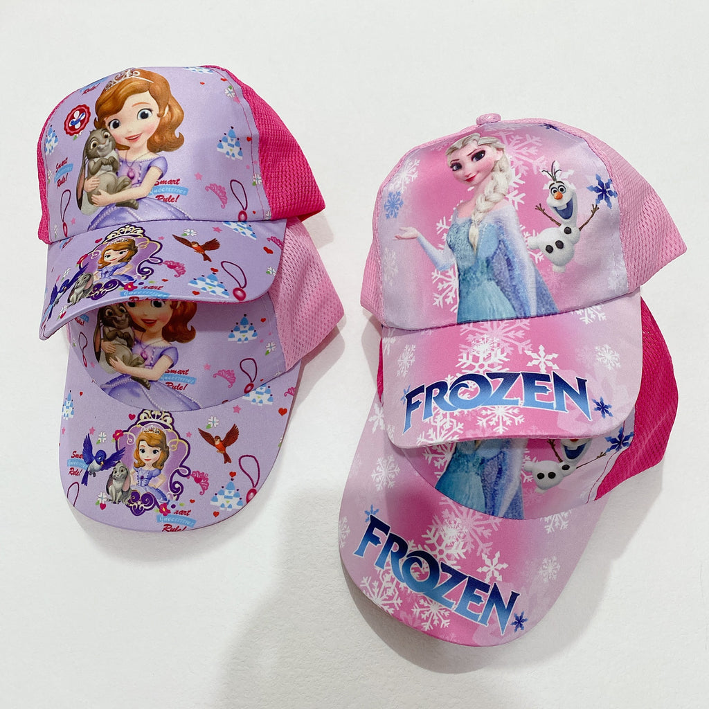Cartoon Princess Baseball Cap for Kids (Spring/Summer)