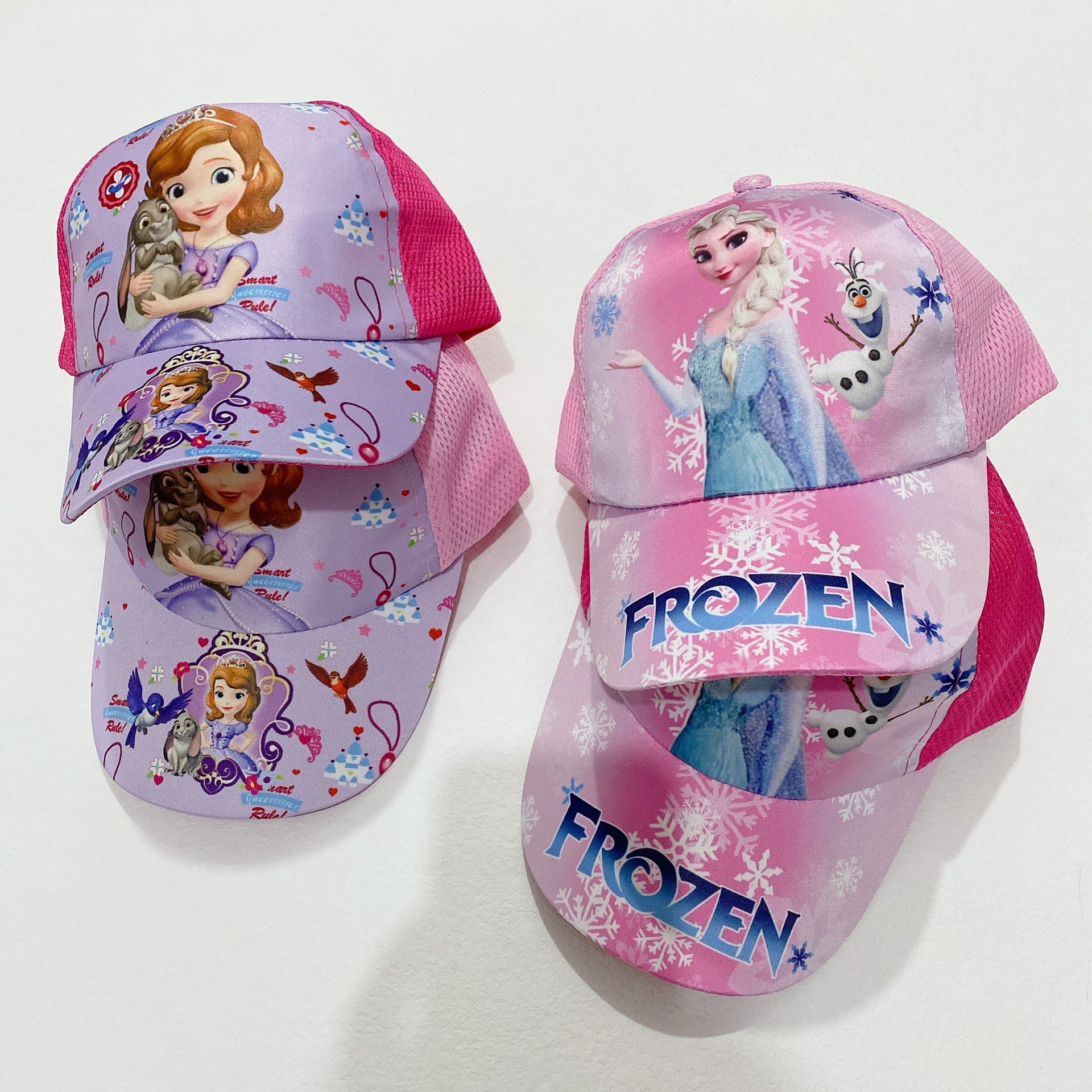 Cartoon Princess Baseball Cap for Kids (Spring/Summer)