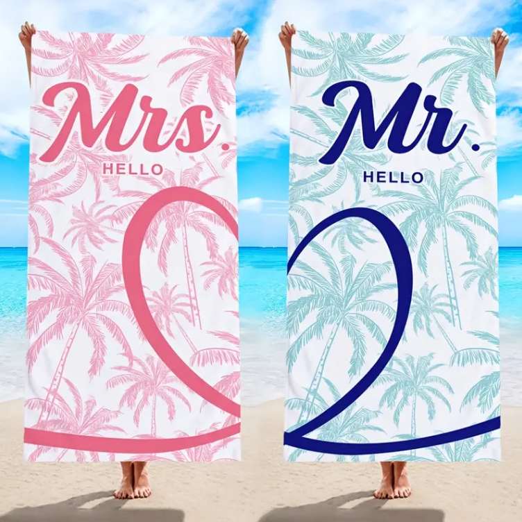 Coco Lovers Microfiber Printed Beach Towel (1 Piece)