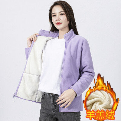 Reversible Fleece Jacket for Couples - Fall/Winter