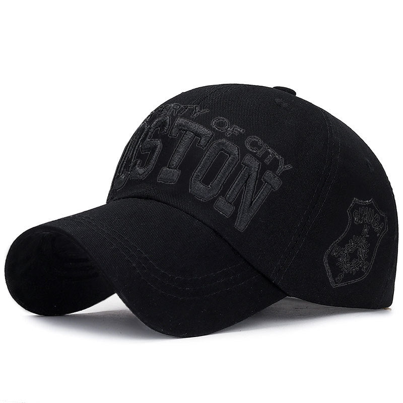 Korean Style Multi-Color Sun Baseball Cap with Embroidery