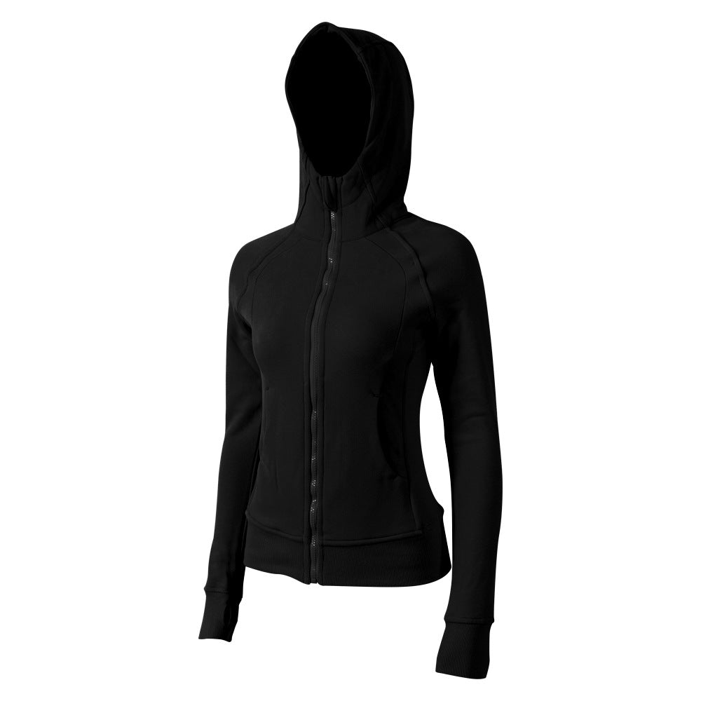 Women's Fleece Yoga Hoodie Jacket for Fall/Winter