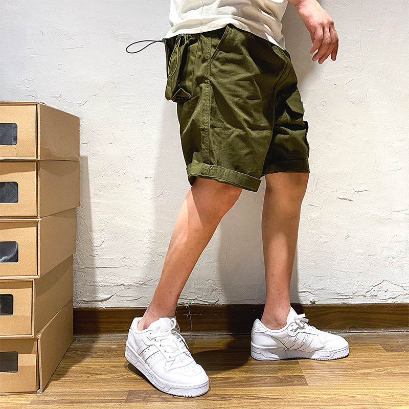 Men's Summer Casual Loose Cotton Cargo Shorts
