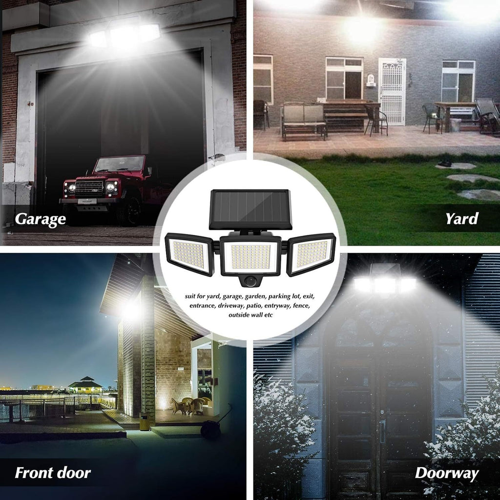 Geteilte Solarbetriebene Smart-Lampe mit Bewegungssensor