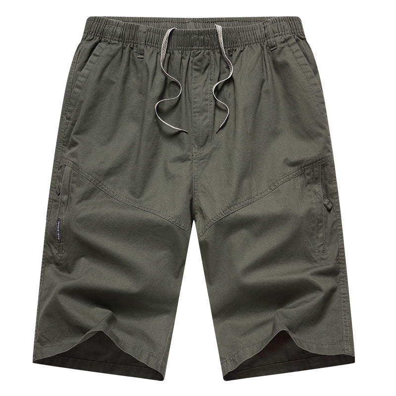 Men's Summer Thin Cotton Cargo Shorts (Loose Fit)