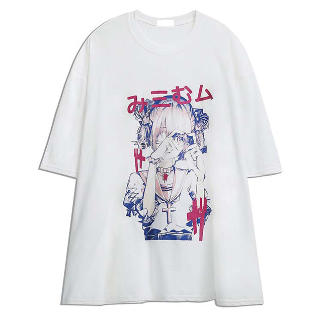 Summer Harajuku Loose Short Sleeve T-Shirt