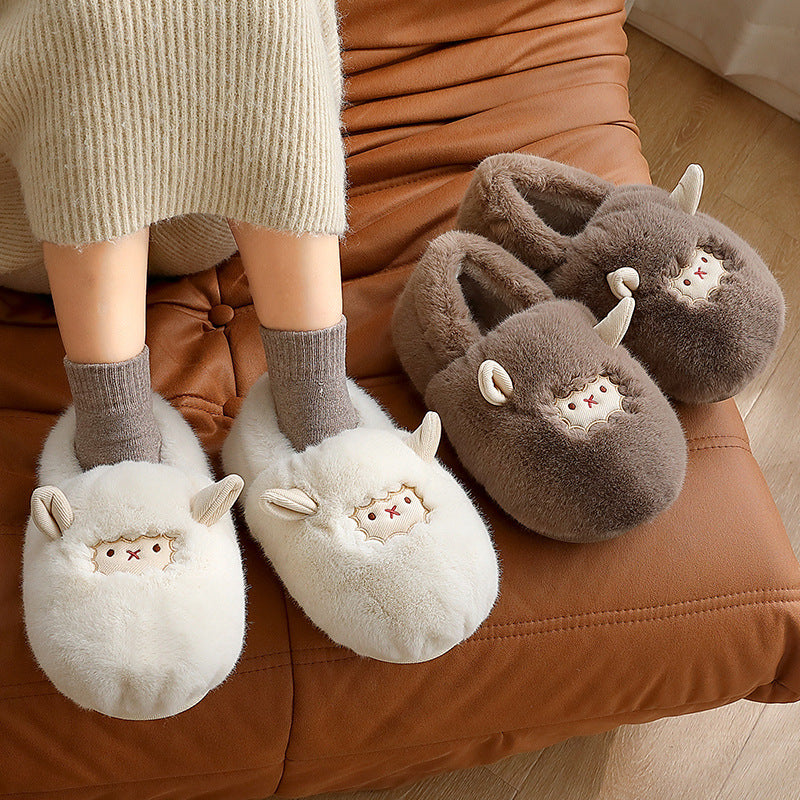 Women's Thick Bottom Indoor Non-Slip Warm Slippers