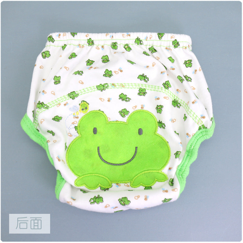 Cotton Baby Learning Pants - Washable Waterproof Diapers