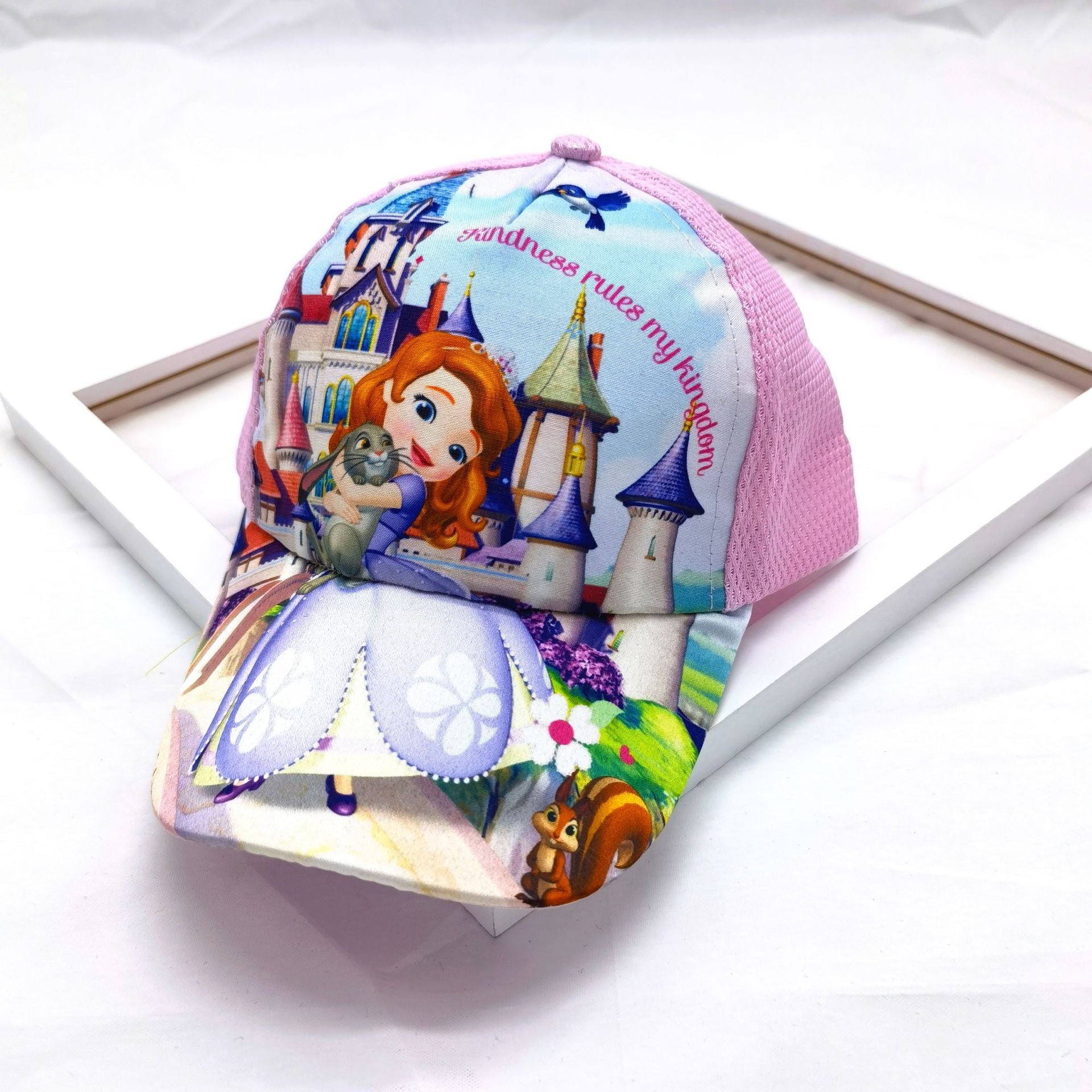Cartoon Princess Baseball Cap for Kids (Spring/Summer)