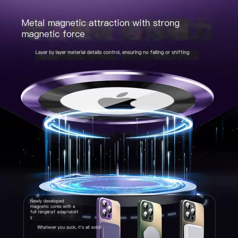 Frosted Glass Phone Case for iPhone 15 Pro Max