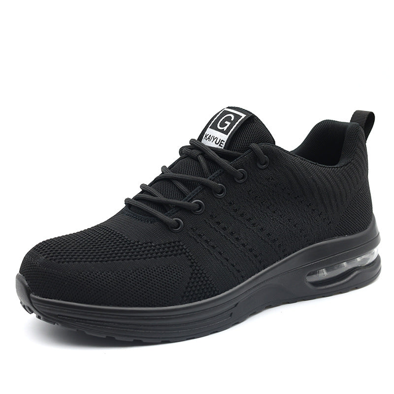 Men's Safety Shoes with Steel Toe, Lightweight & Slip-Resistant