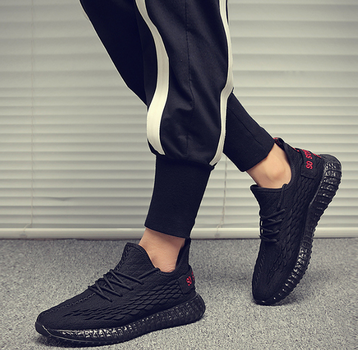 Men's Summer Breathable Flyknit Running Shoes
