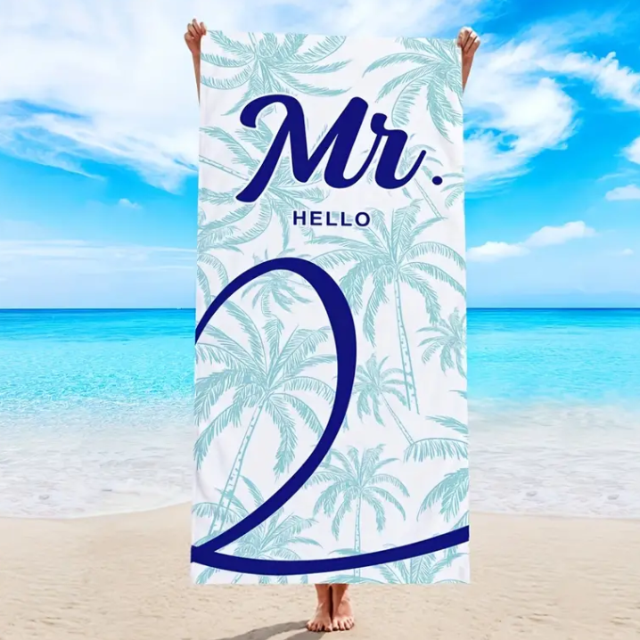 Coco Lovers Microfiber Printed Beach Towel (1 Piece)