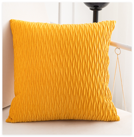 Soft Velvet Square Throw Pillow Case for Living Room