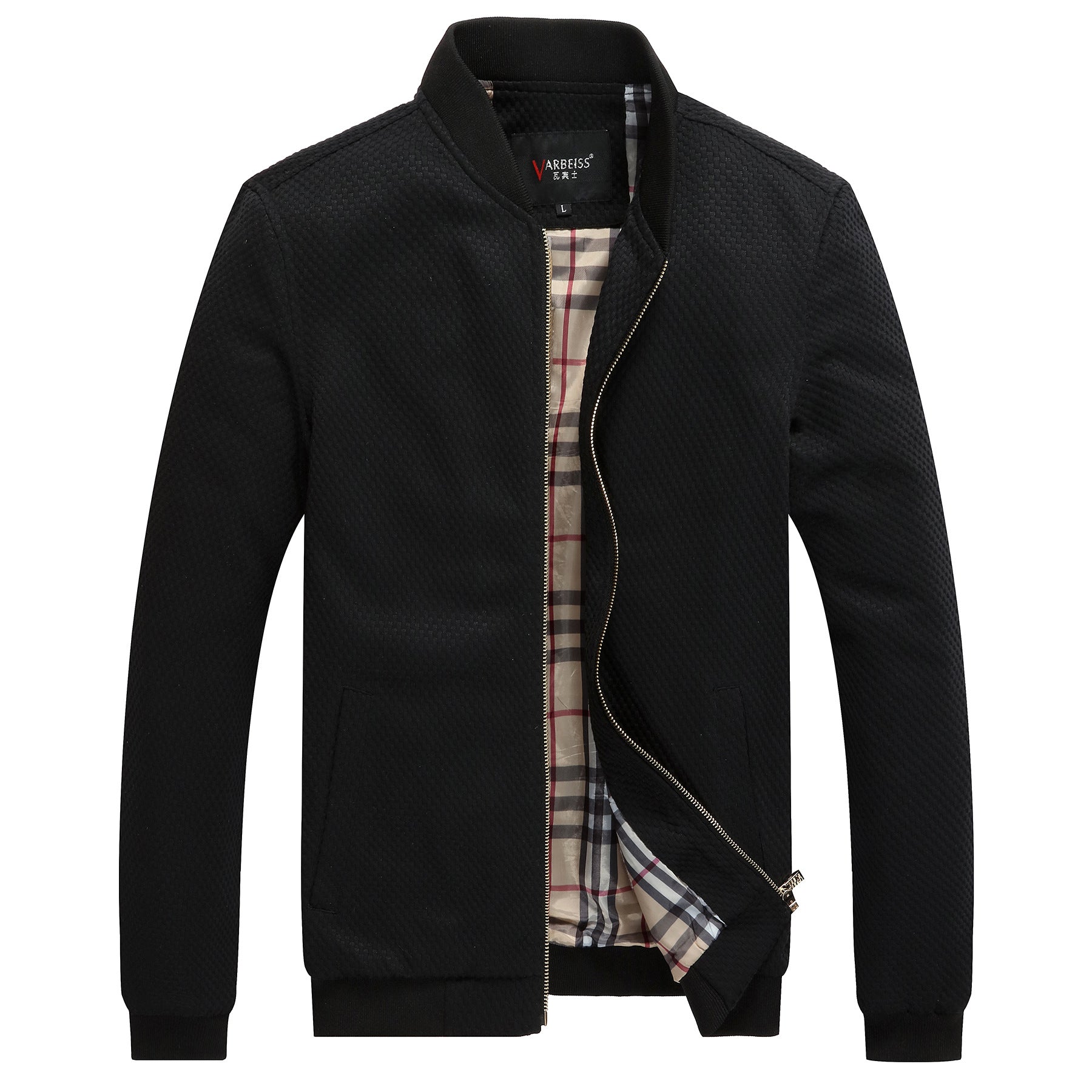 2020 Fall Men's Baseball Collar Jacket - Slim Fit