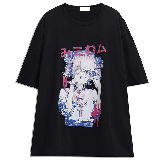 Summer Harajuku Loose Short Sleeve T-Shirt
