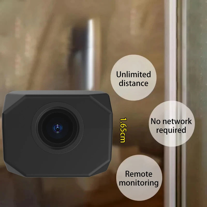 Lenovo WiFi Security Camera 4K HD Wireless Mini Remote Monitor Portable Small Camcorder Home Security Surveillance Smart Camera