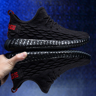 Men's Summer Breathable Flyknit Running Shoes