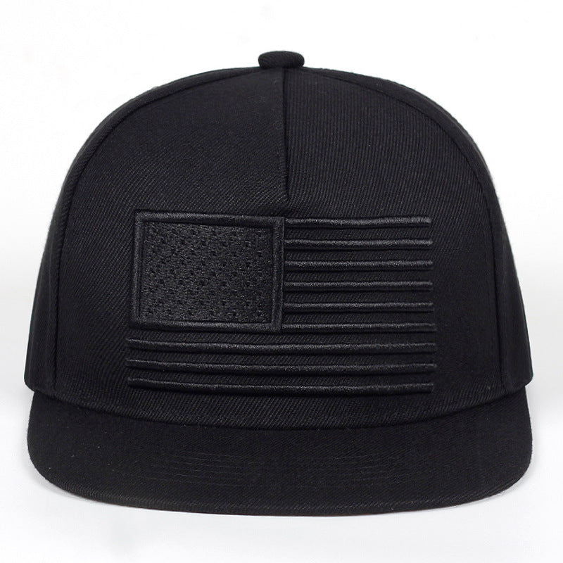 Embroidered American Flag Hip-Hop Baseball Cap