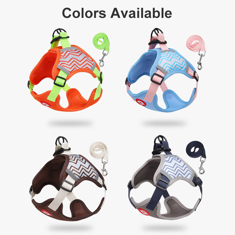 No Pull Dog Vest Harness and Leash Set for Pets