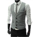 7XL Hohe Qualität Kleid Westen Für Männer Slim Fit Herren Anzug Weste Männliche Weste Gilet Homme Casual Ärmellose Formale Business jacke - flohmarkt-deutschland.shop