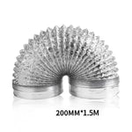 80/100/120/150/200 mm Encrypted Aluminum Foil Ventilation Pipe Scalable Smoke Tube Kitchen Outlet Bathroom Exhaust Fan Hose - flohmarkt-deutschland.shop