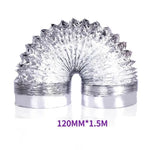 80/100/120/150/200 mm Encrypted Aluminum Foil Ventilation Pipe Scalable Smoke Tube Kitchen Outlet Bathroom Exhaust Fan Hose - flohmarkt-deutschland.shop
