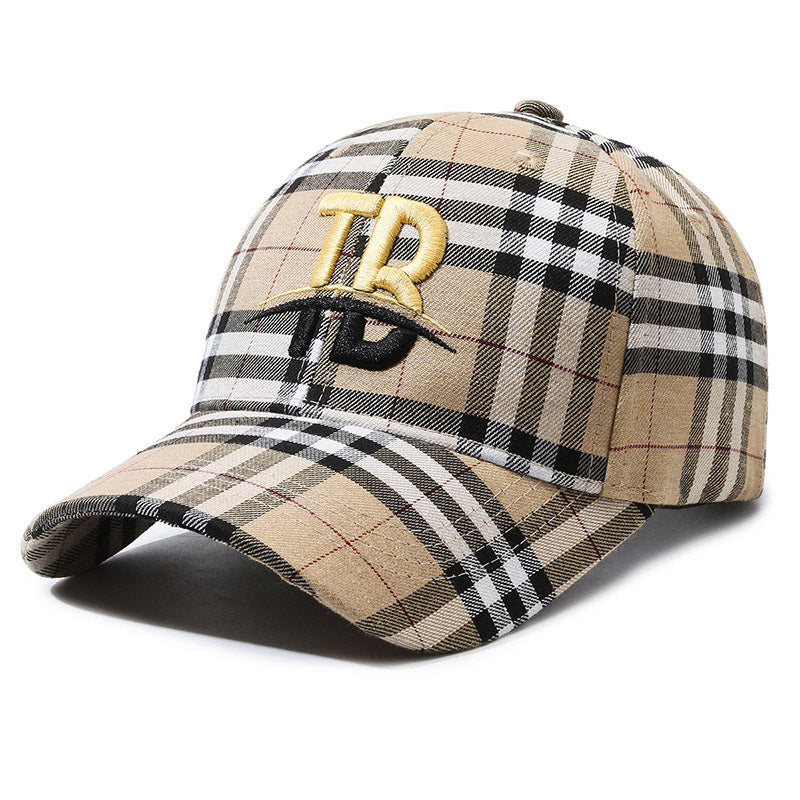 Korean Style Embroidered Letter Baseball Cap (Retro)