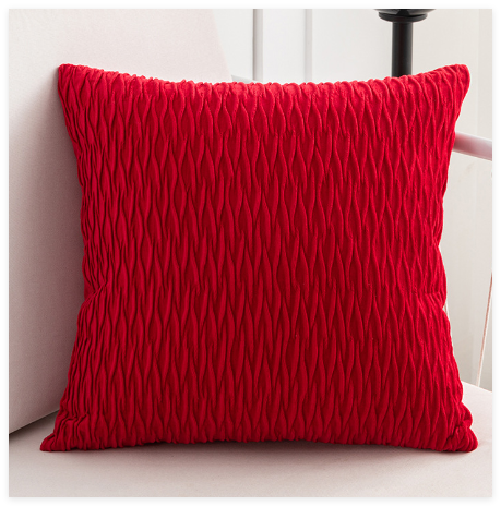 Soft Velvet Square Throw Pillow Case for Living Room