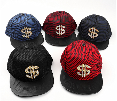 Superman Diamond Flat Brim Hat - Street Hip Hop Cap