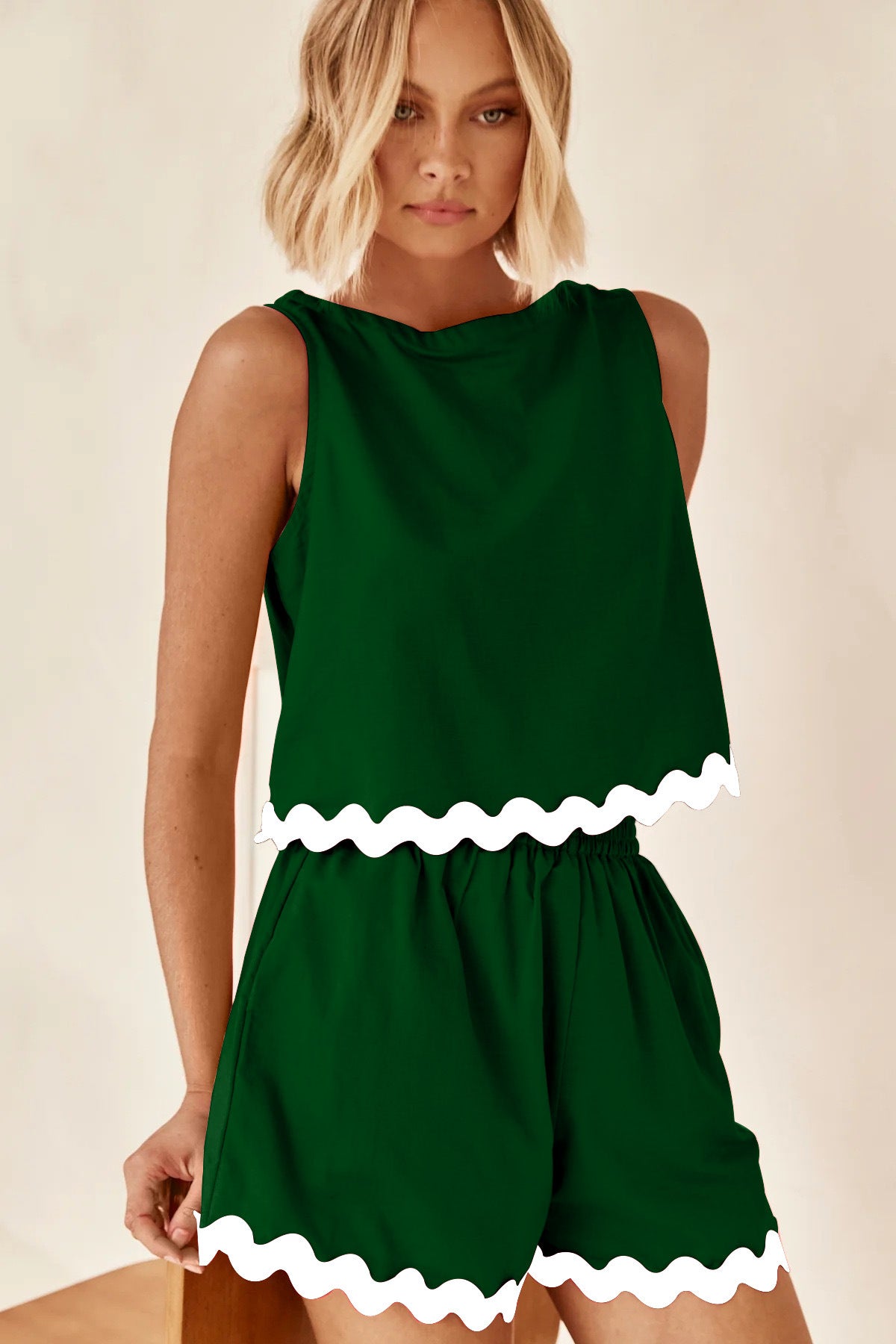 2024 Spring Summer Women's Casual Sleeveless Set
