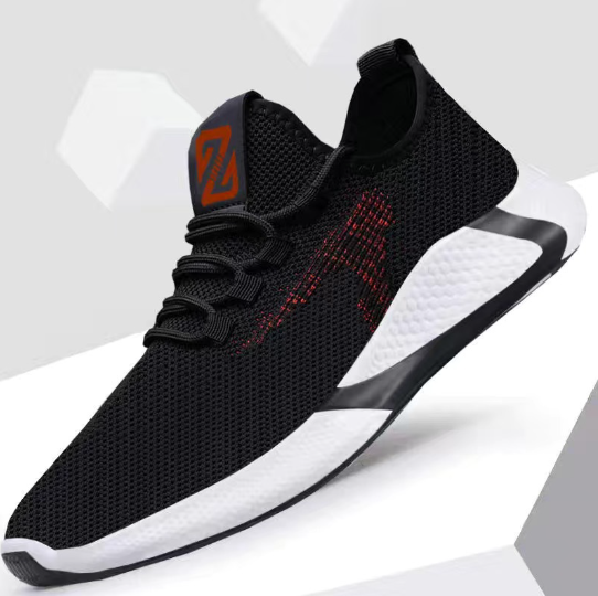 Breathable Flyknit Low-Top Running Sneakers